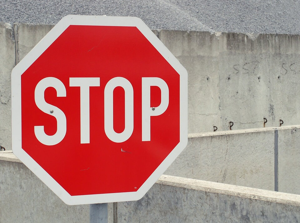 Stopzeichen Kunden sind egal? Stop! Nicht so!