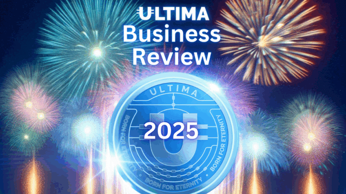 Ultima Business Erfahrungen 2025 Ultima Business Erfahrungen 2025 - Ultima Coin vor Feuerwerk